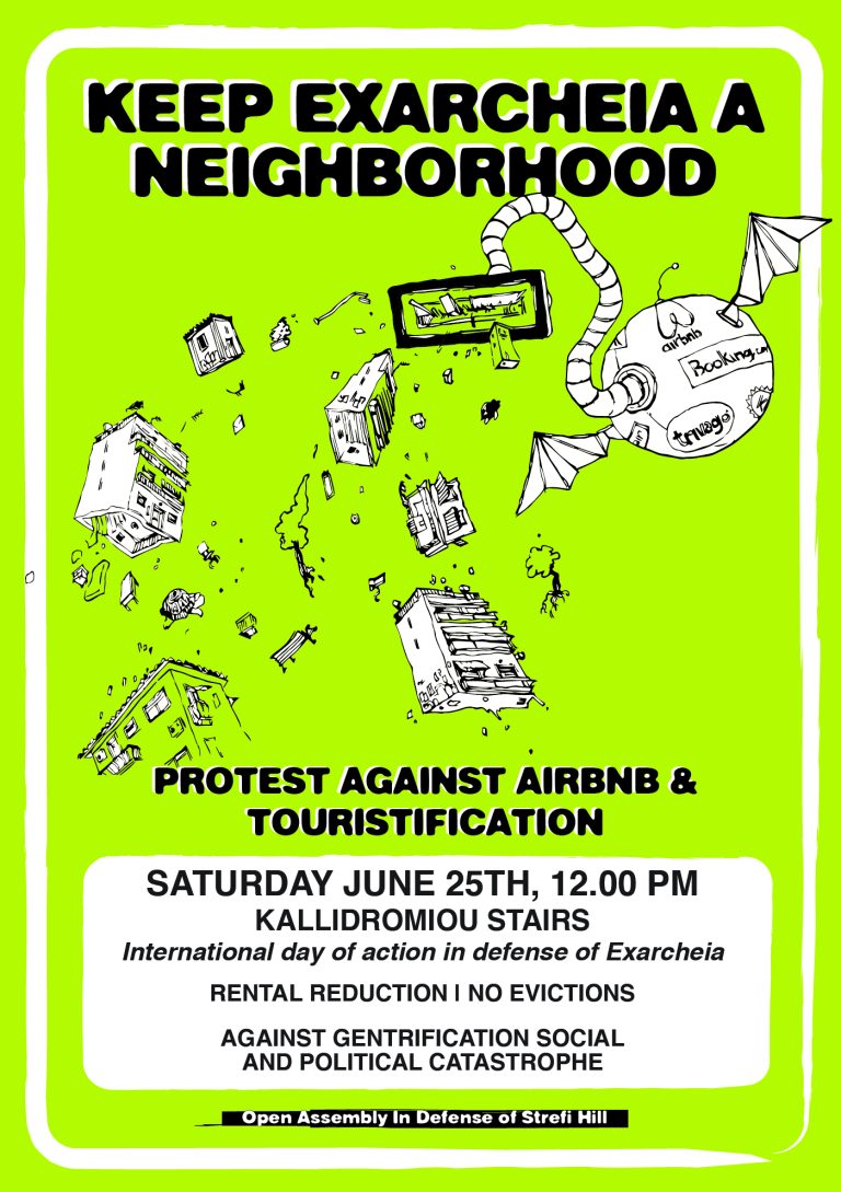 Protest against AIRBNB & touristification